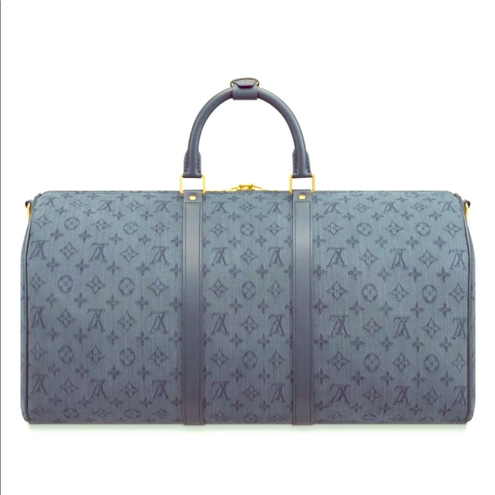 LOUIS VUITTON - DENIM MONOGRAM KEEPALL